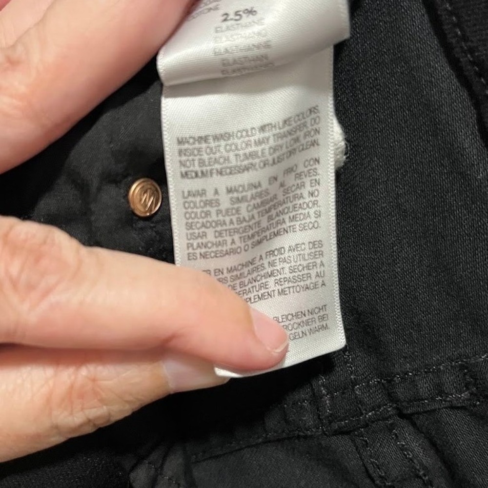 Mother The Looker Skinny Jeans Not Guilty Black High Rise Denim 27 - Picture 11 of 12